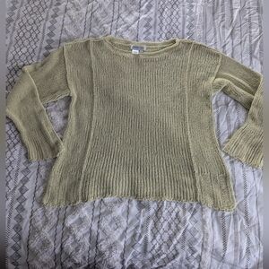 Coldwater Creek Slub Sweater